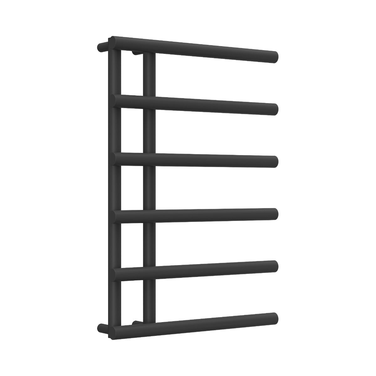 Reina Matera Mild Steel Wall Mounted Heated Towel Rail Radiator Black