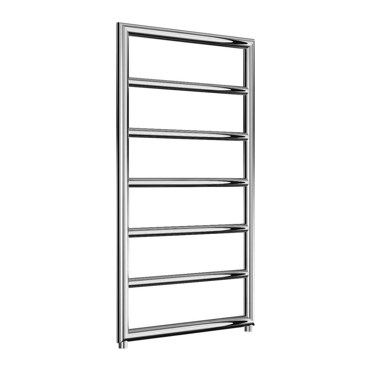 Reina Nardo Mild Steel Wall Mounted Heated Towel Rail Radiator Chrome
