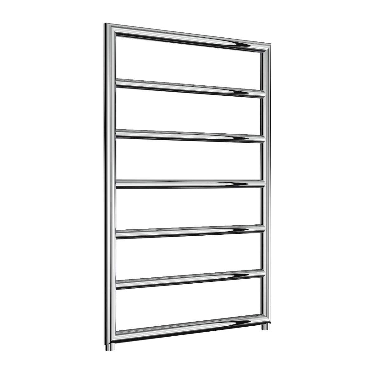 Reina Nardo Mild Steel Wall Mounted Heated Towel Rail Radiator Chrome