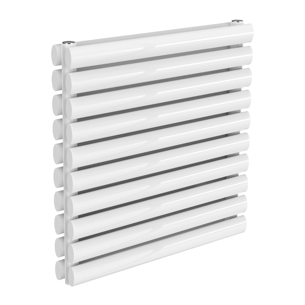 Reina Nevah Double Mild Steel Wall Mounted Heated Towel Rail Radiator White
