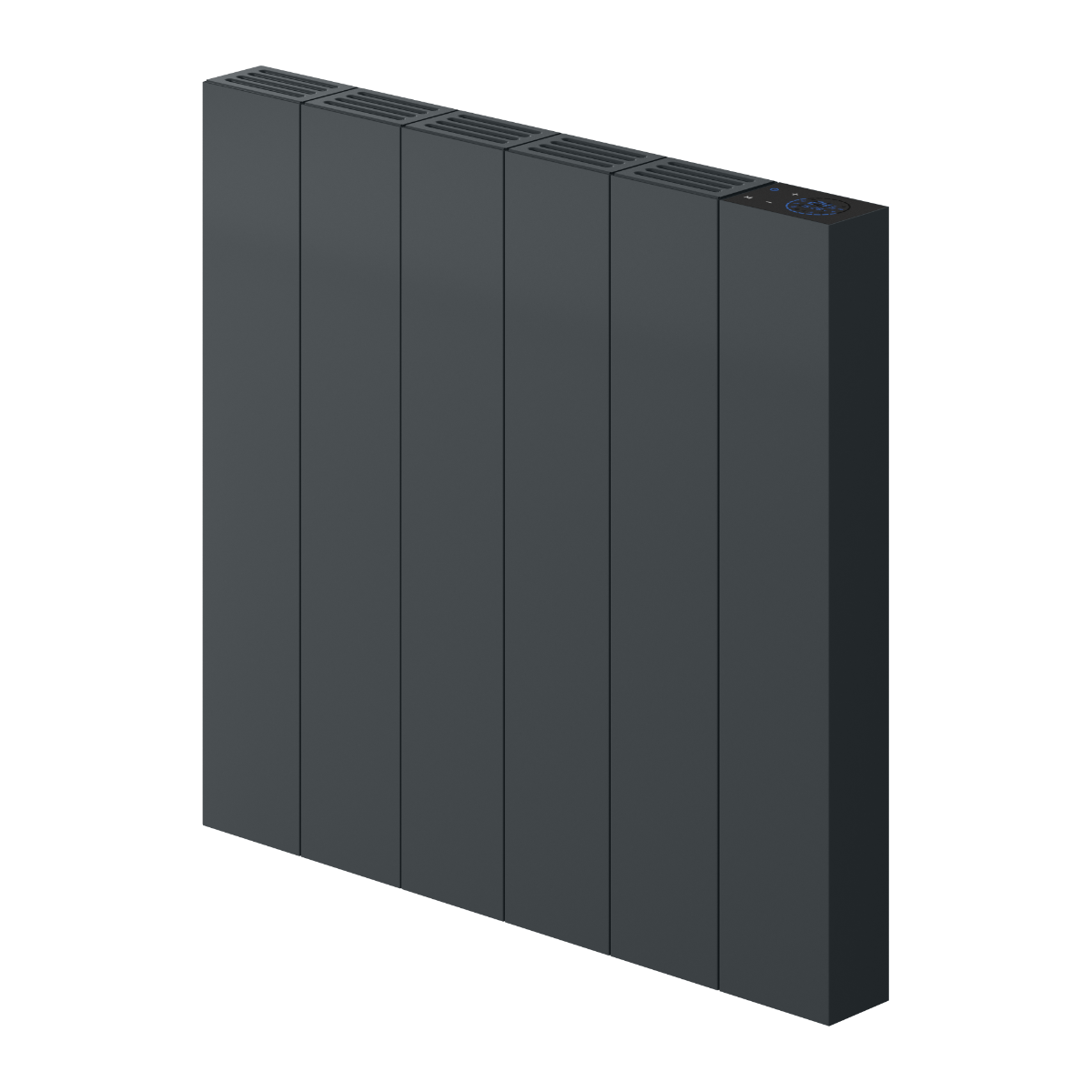 Reina Nika Horizontal Aluminium Wall Mounted Heated Towel Rail Radiator Anthracite