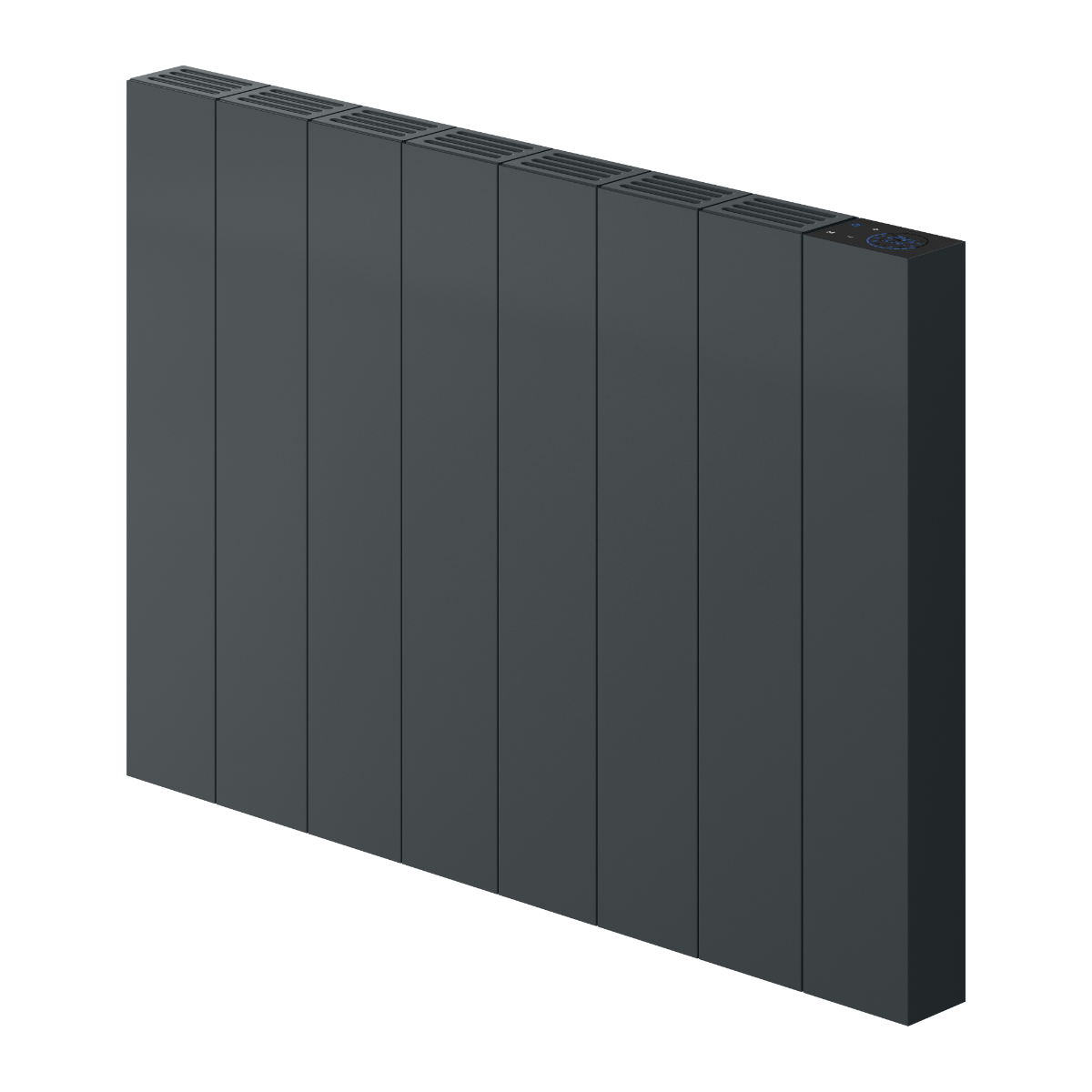 Reina Nika Horizontal Aluminium Wall Mounted Heated Towel Rail Radiator Anthracite