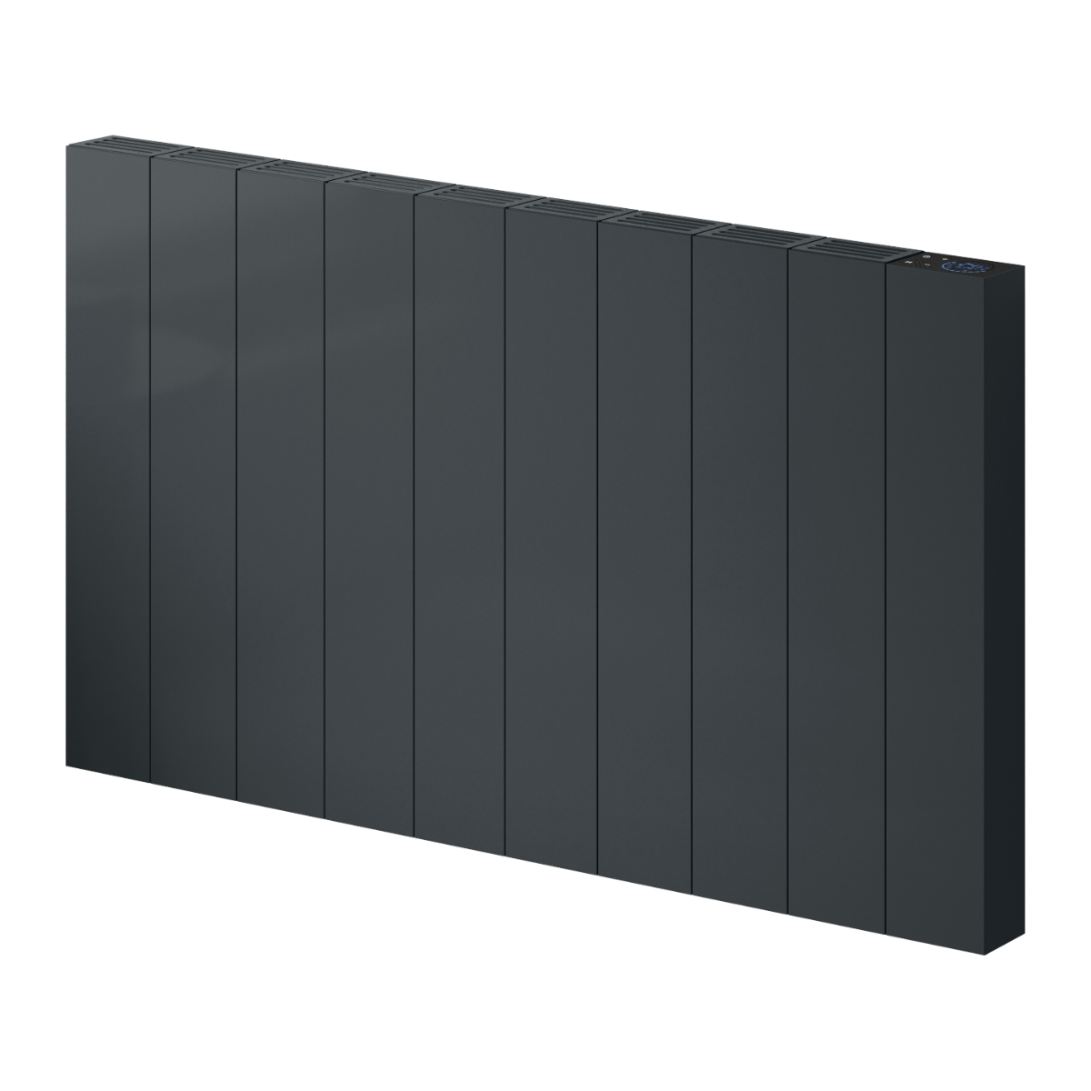 Reina Nika Horizontal Aluminium Wall Mounted Heated Towel Rail Radiator Anthracite