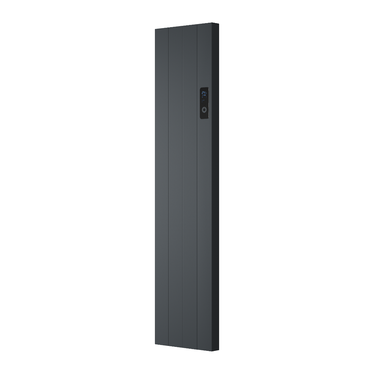 Reina Nika Vertical Aluminium Wall Mounted Heated Towel Rail Radiator Anthracite