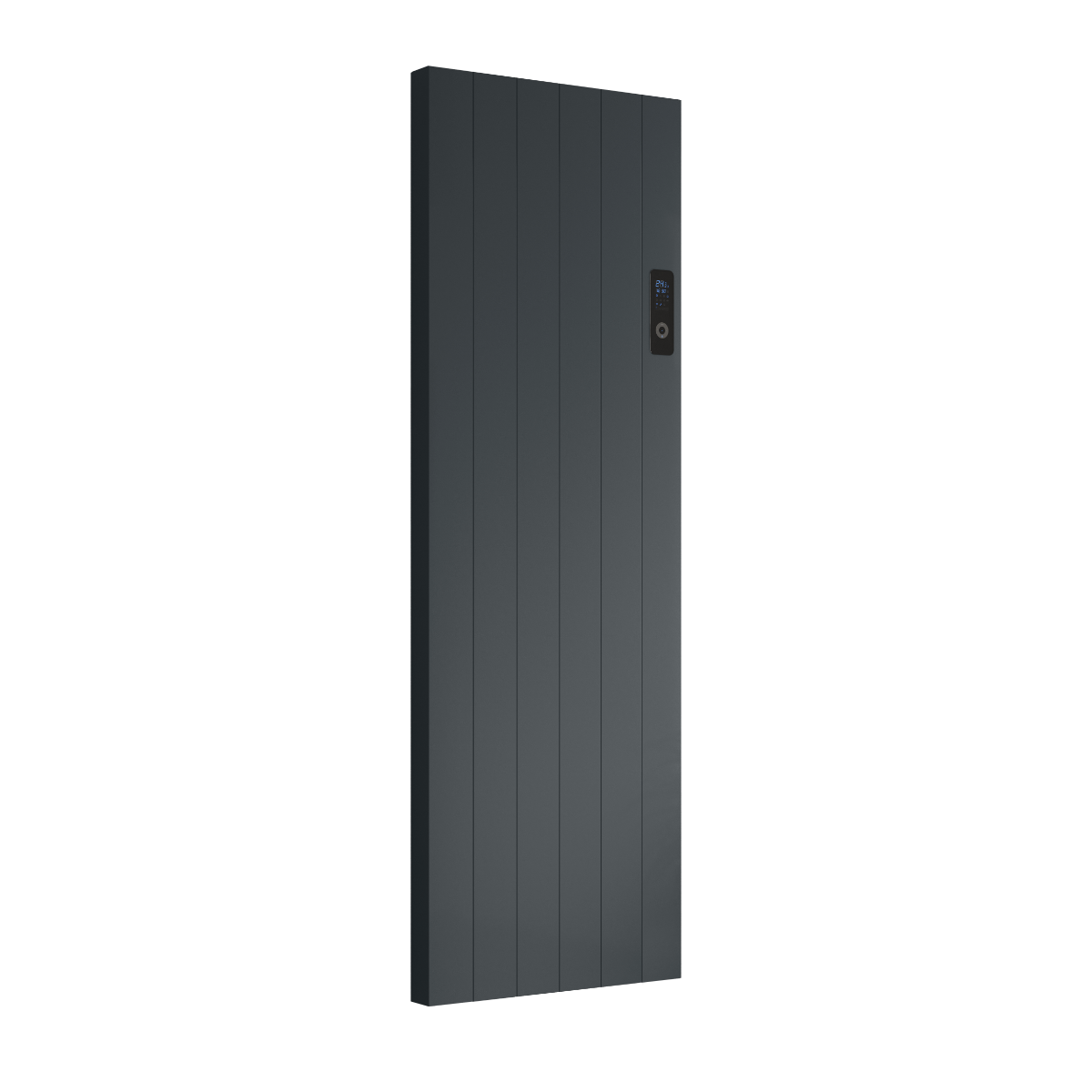 Reina Nika Vertical Aluminium Wall Mounted Heated Towel Rail Radiator Anthracite