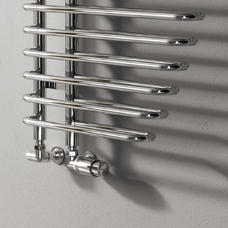 Reina Nola Mild Steel 1400x600 Chrome Towel Rail