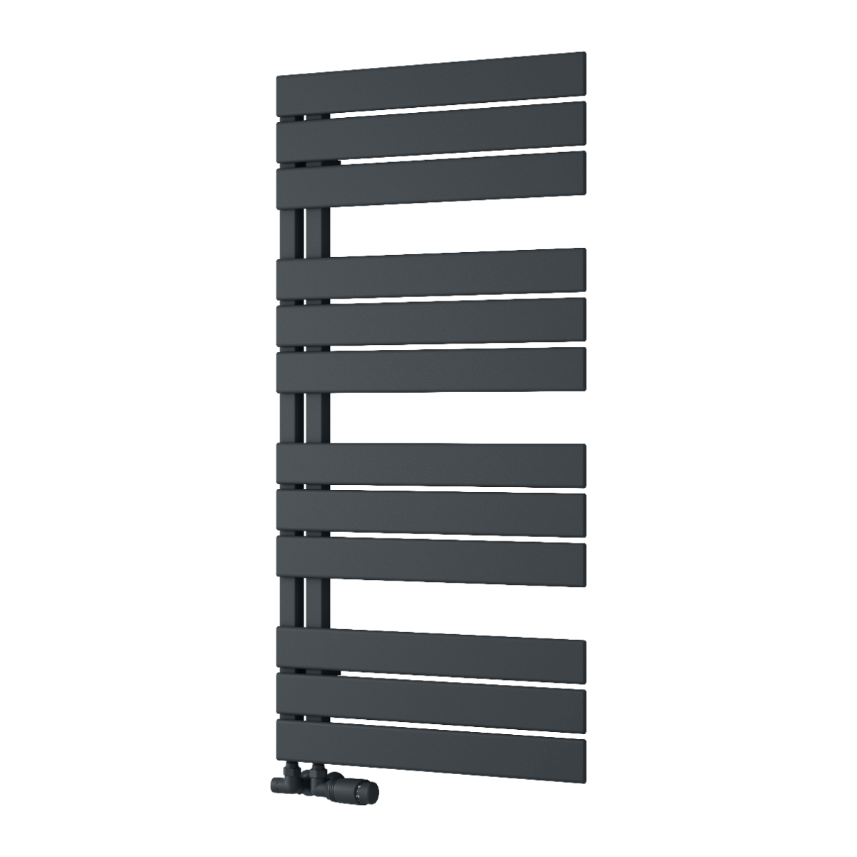 Reina Pettino Mild Steel Wall Mounted Heated Towel Rail Radiator Anthracite