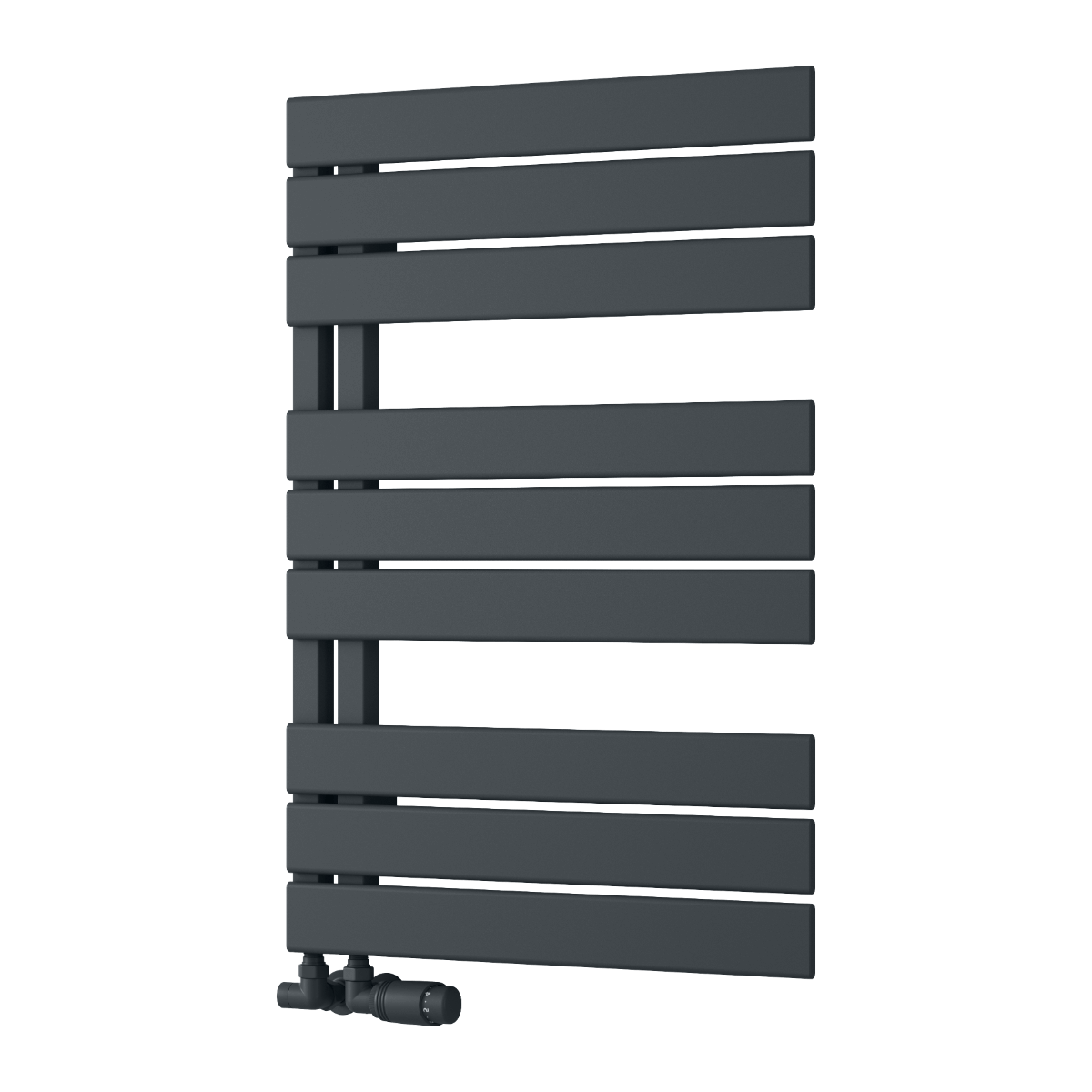 Reina Pettino Mild Steel Wall Mounted Heated Towel Rail Radiator Anthracite