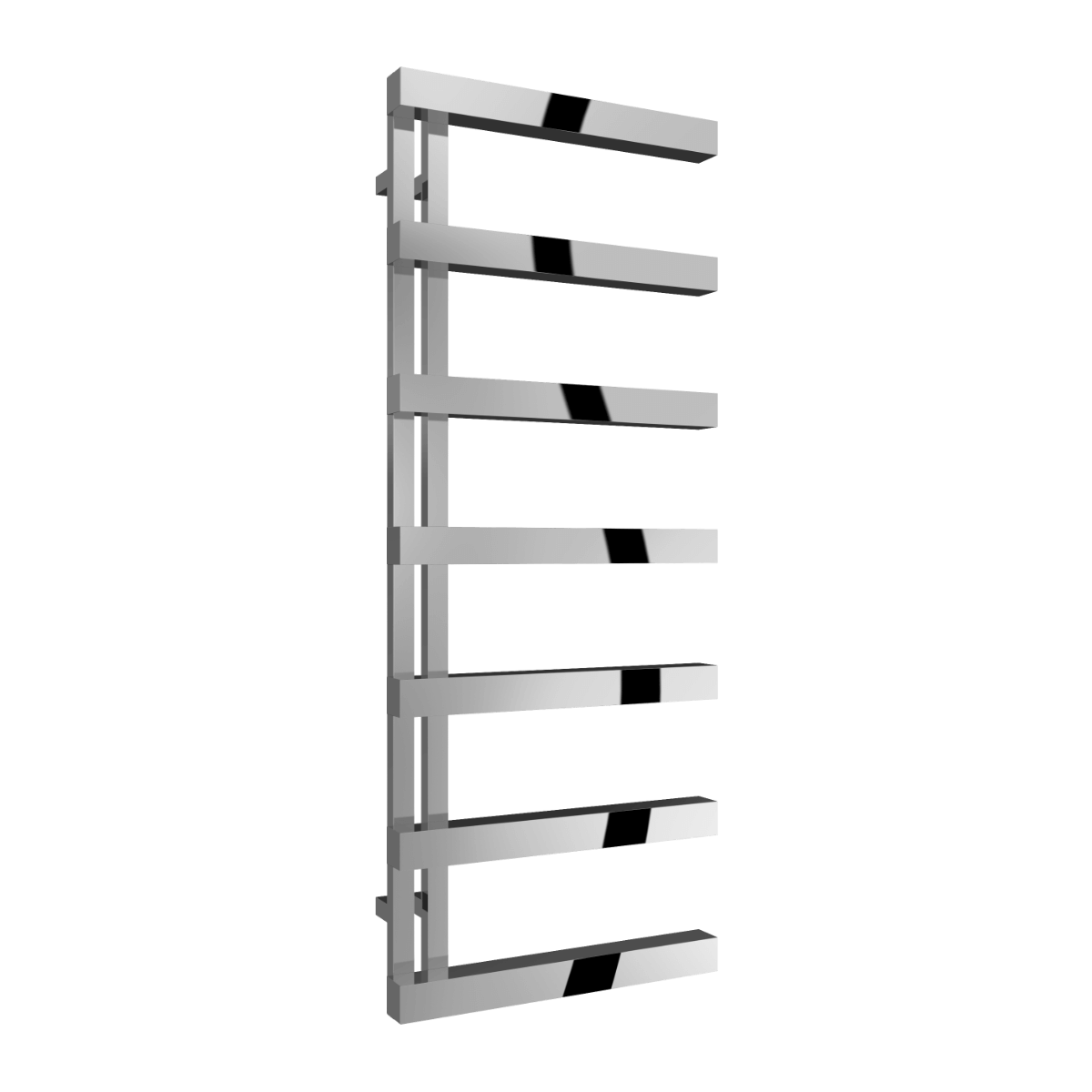 Reina Piazza Stainless Steel Wall Mounted Heated Towel Rail Radiator Polished