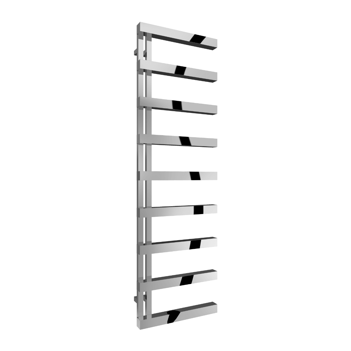Reina Piazza Stainless Steel Wall Mounted Heated Towel Rail Radiator Polished