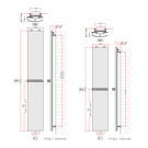 reina-picoli-aluminium-1500x280-anthracite-radiator-