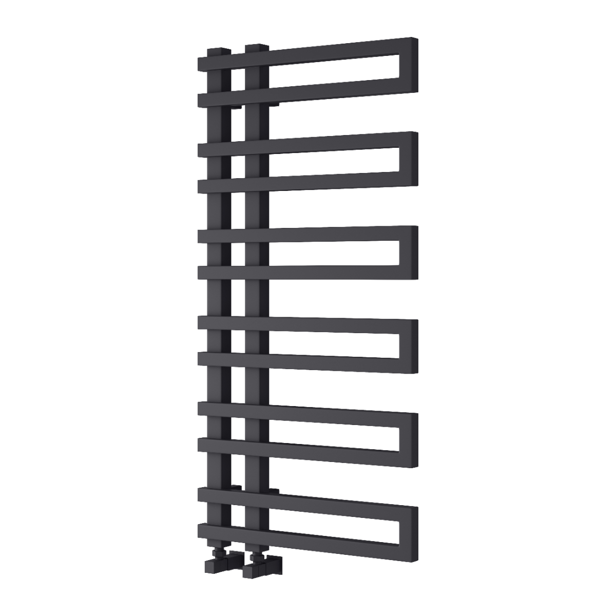 Reina Pietra Mild Steel Wall Mounted Heated Towel Rail Radiator Anthracite
