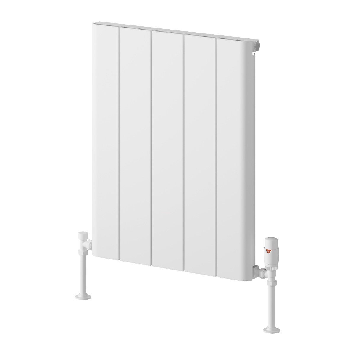 Reina Resia Horizontal Aluminium Wall Mounted Heated Towel Rail Radiator White