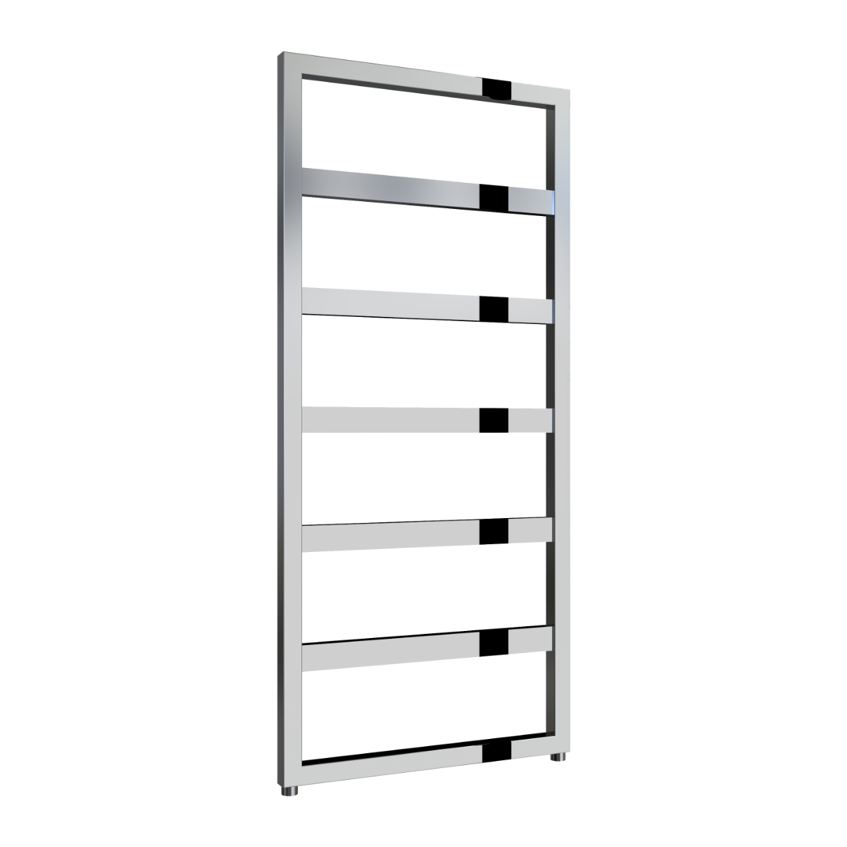 Reina Rezzo Mild Steel Wall Mounted Heated Towel Rail Radiator Chrome