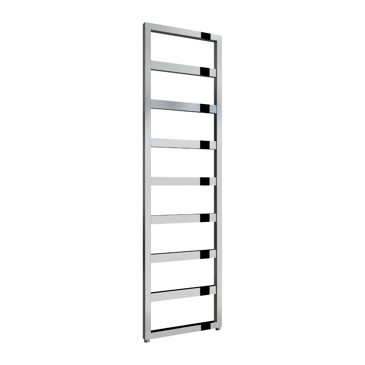 Reina Rezzo Mild Steel Wall Mounted Heated Towel Rail Radiator Chrome