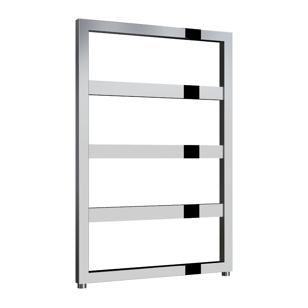 Reina Rezzo Mild Steel Wall Mounted Heated Towel Rail Radiator Chrome