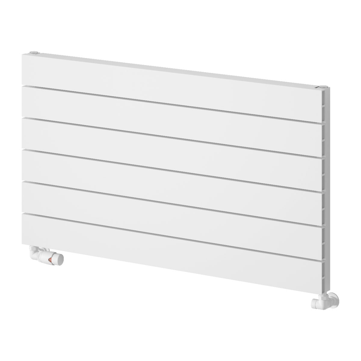 Reina Rienza Aluminium Wall Mounted Heated Towel Rail Radiator White