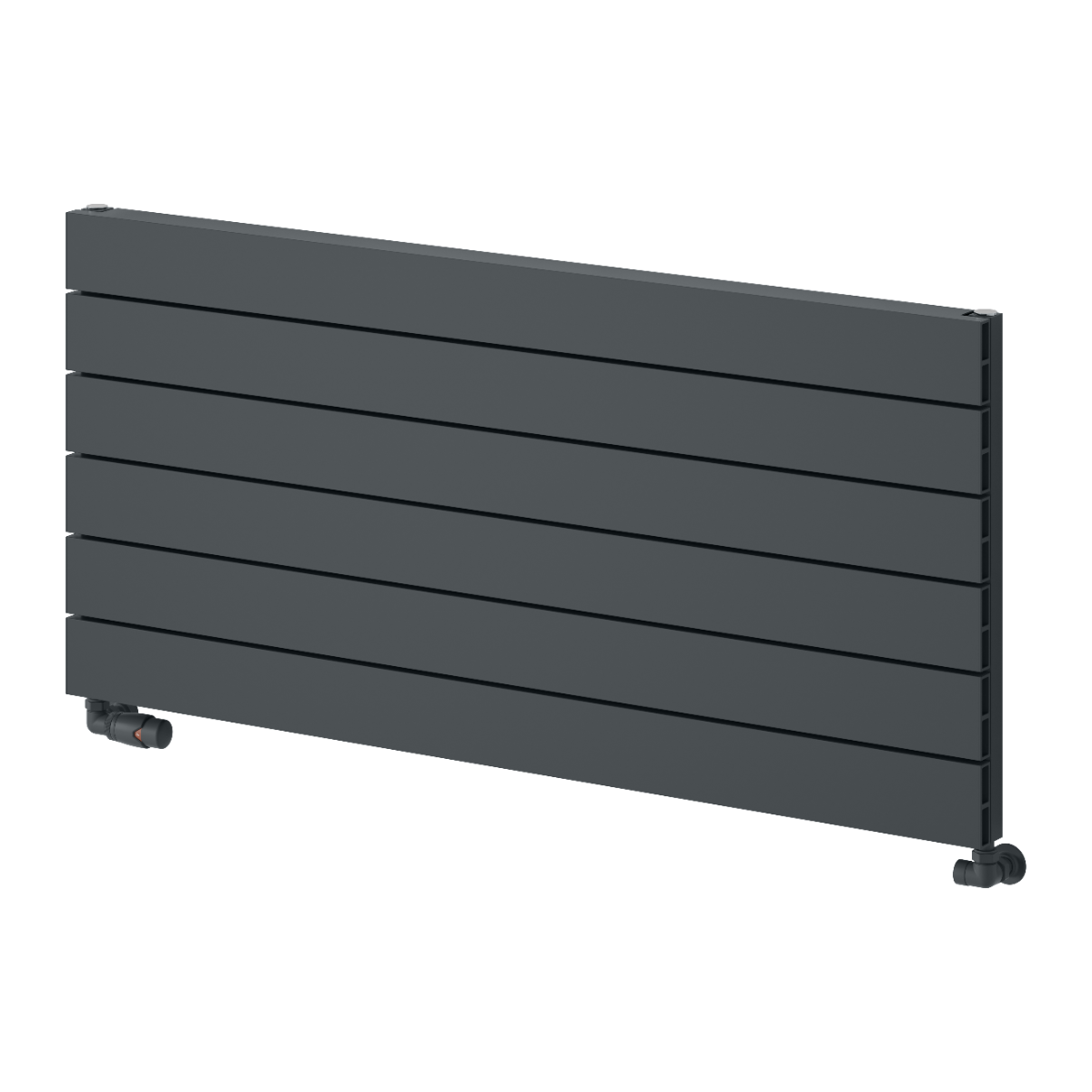Reina Rienza Aluminium Wall Mounted Heated Towel Rail Radiator Anthracite