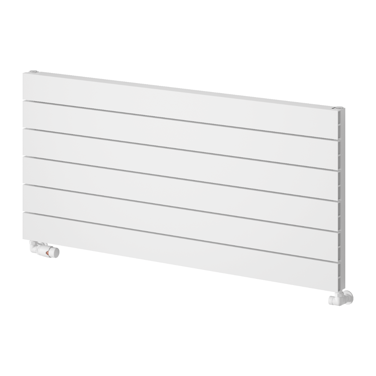 Reina Rienza Aluminium Wall Mounted Heated Towel Rail Radiator White