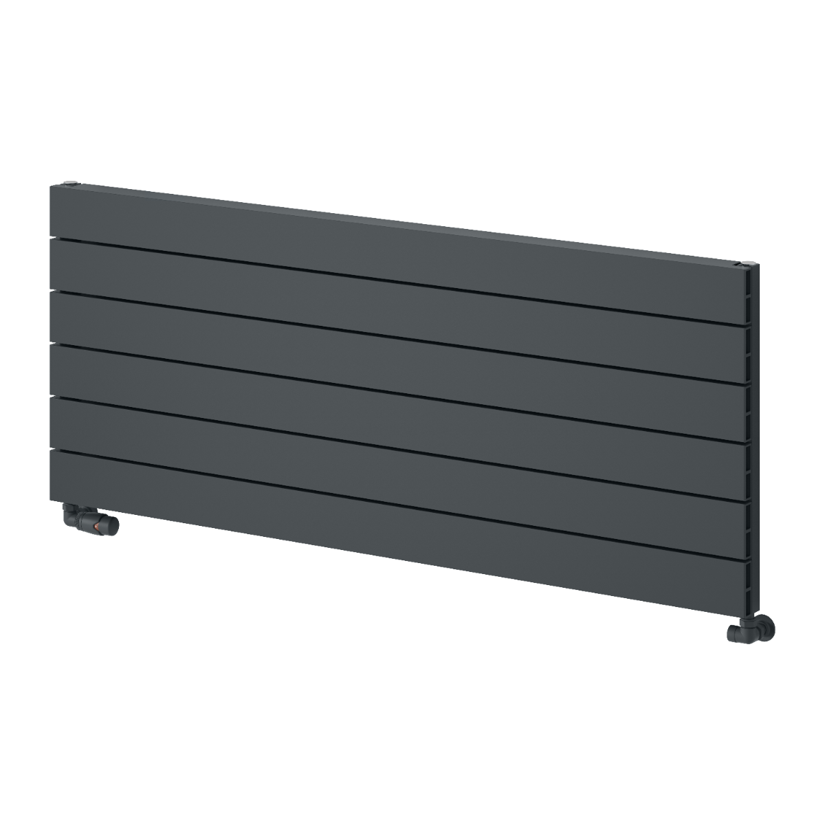 Reina Rienza Aluminium Wall Mounted Heated Towel Rail Radiator Anthracite