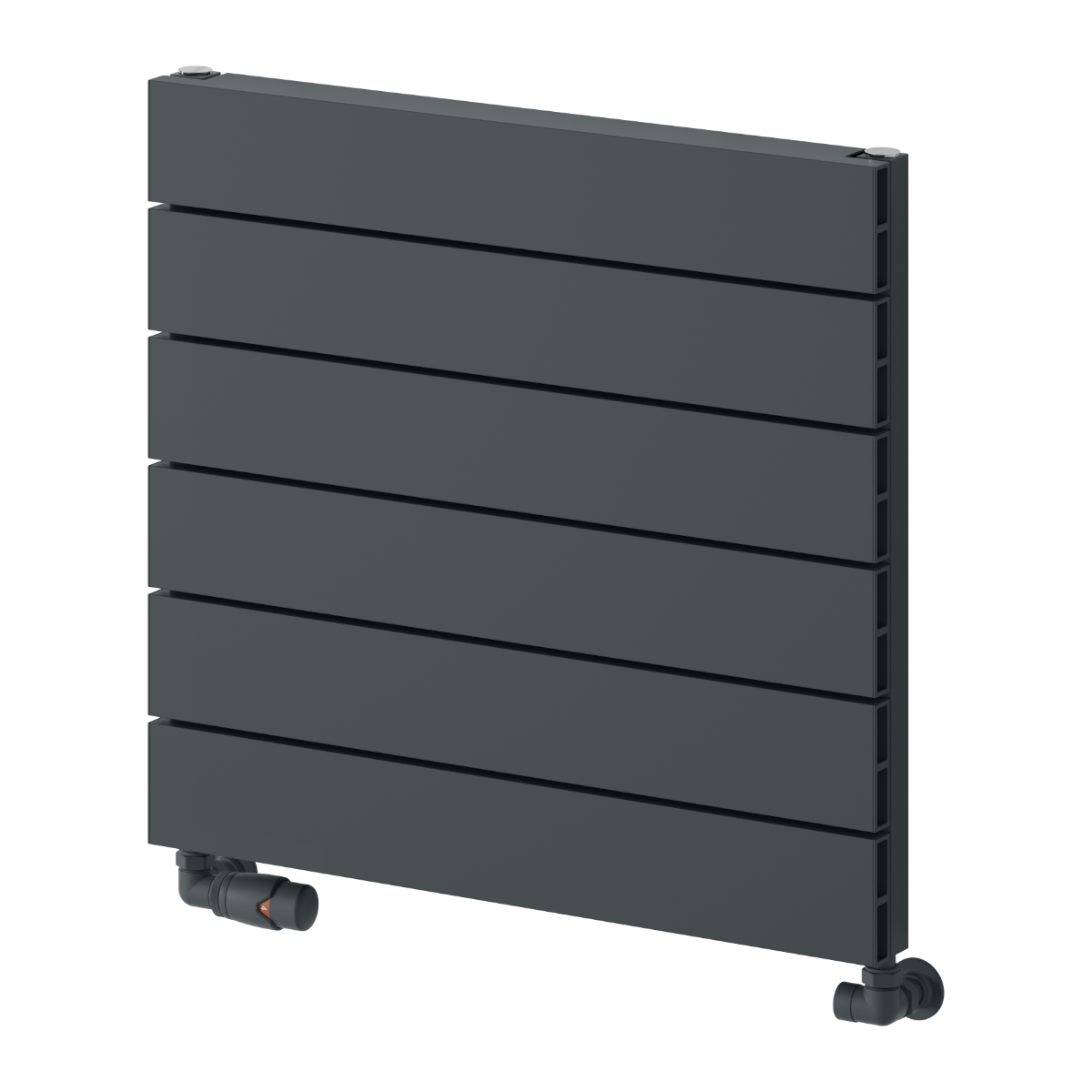 Reina Rienza Aluminium Wall Mounted Heated Towel Rail Radiator Anthracite