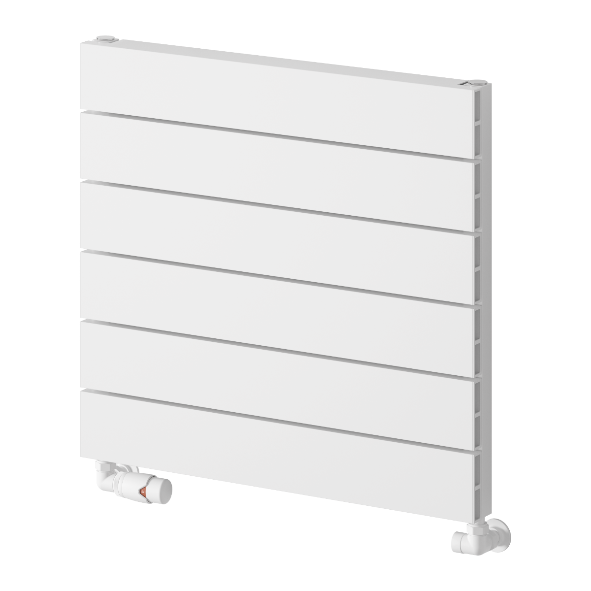 Reina Rienza Aluminium Wall Mounted Heated Towel Rail Radiator White