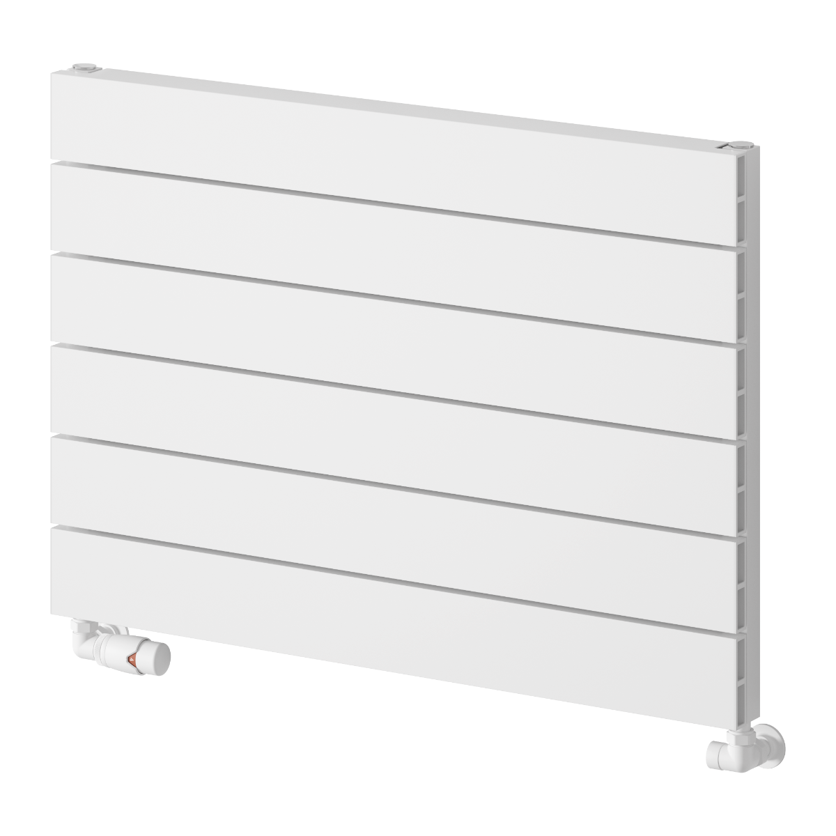 Reina Rienza Aluminium Wall Mounted Heated Towel Rail Radiator White