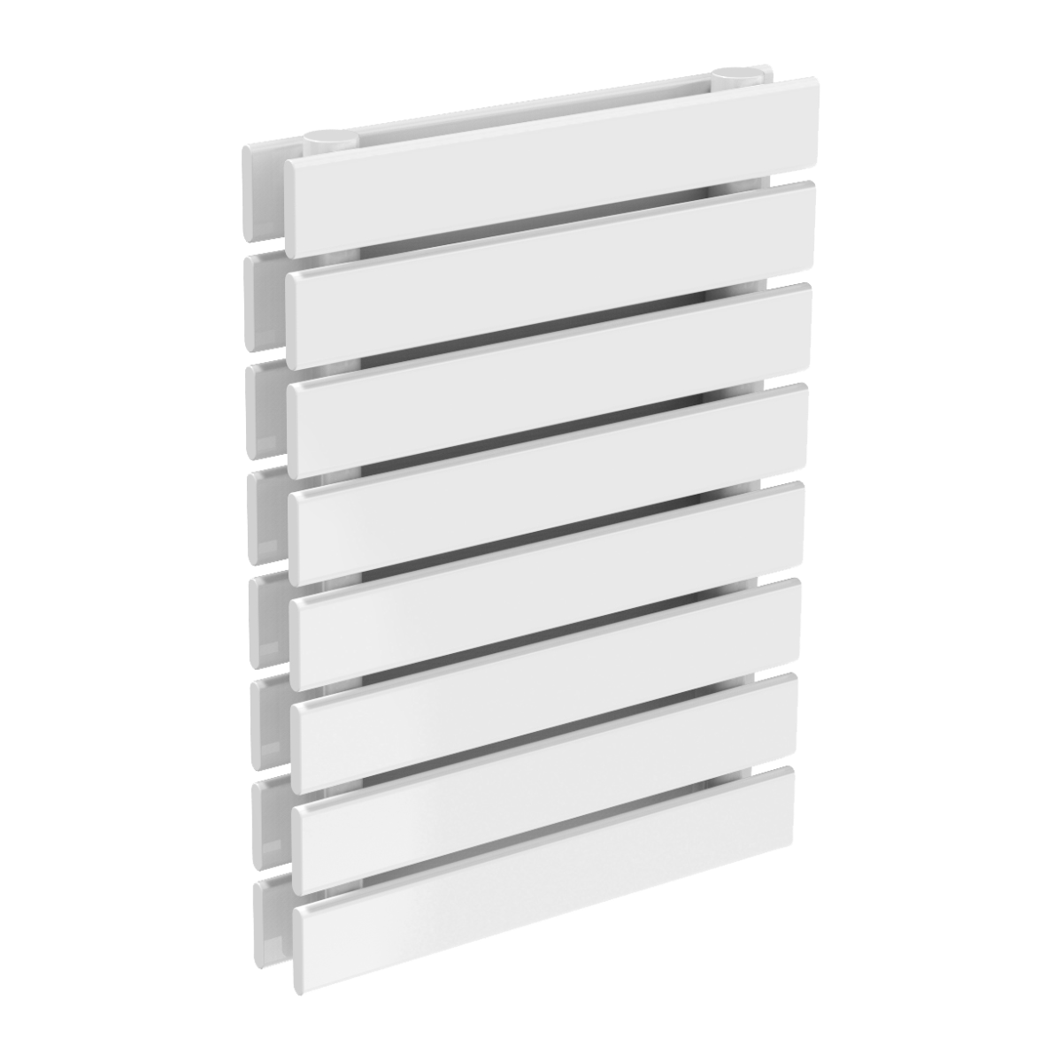 Reina Rione Double Mild Steel Wall Mounted Heated Towel Rail Radiator White