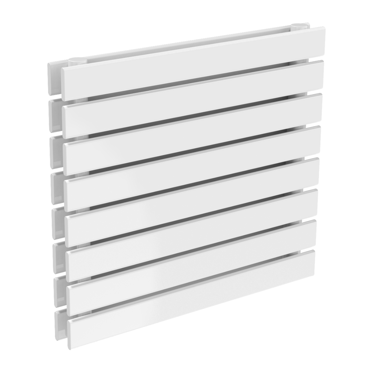 Reina Rione Double Mild Steel Wall Mounted Heated Towel Rail Radiator White