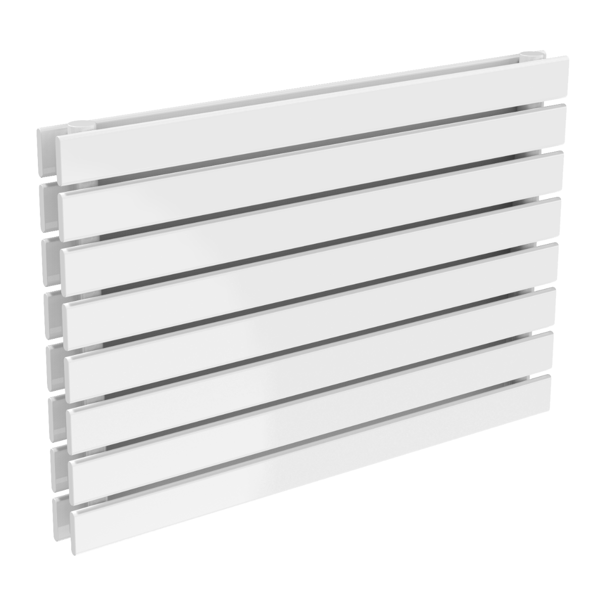 Reina Rione Double Mild Steel Wall Mounted Heated Towel Rail Radiator White