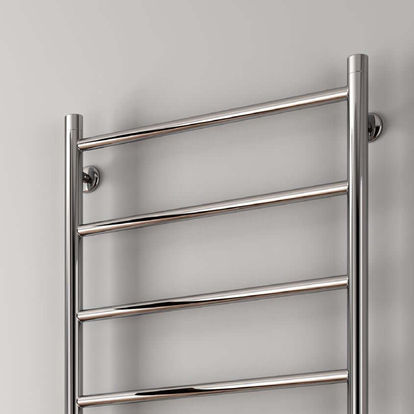 Reina Savio Stainless Steel Wall Mounted Heated Towel Rail Radiator Polished