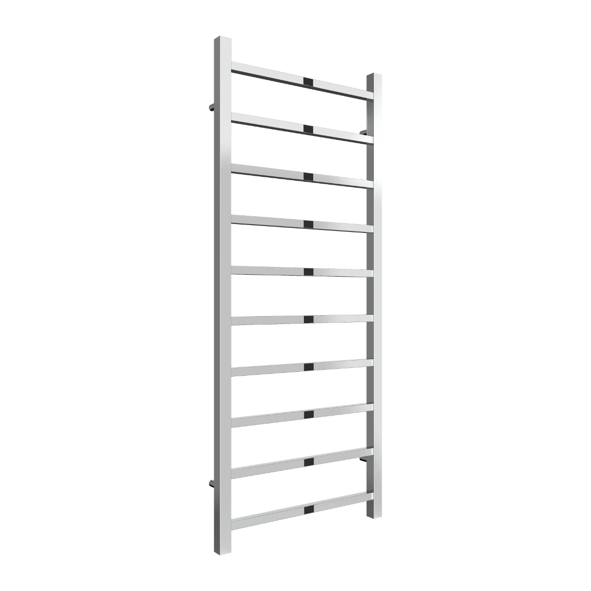 Reina Serena Mild Steel Wall Mounted Heated Towel Rail Radiator Chrome