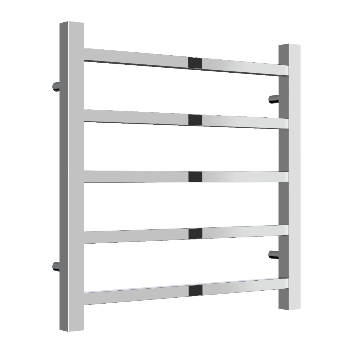 Reina Serena Mild Steel Wall Mounted Heated Towel Rail Radiator Chrome