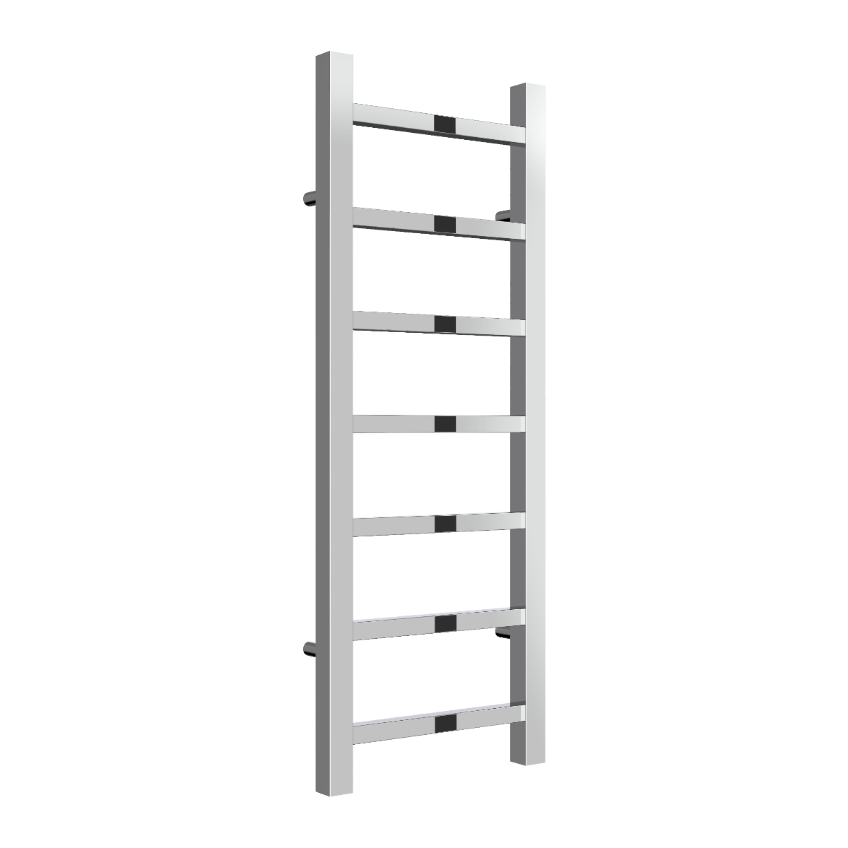 Reina Serena Mild Steel Wall Mounted Heated Towel Rail Radiator Chrome