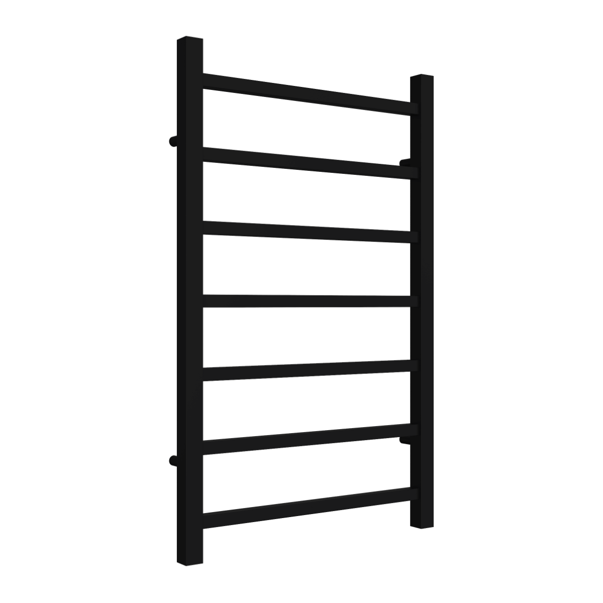 Reina Serena Mild Steel Wall Mounted Heated Towel Rail Radiator Black