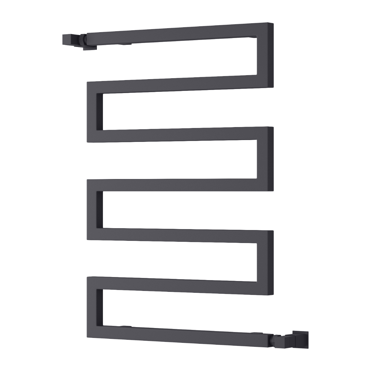 Reina Serpe Mild Steel Wall Mounted Heated Towel Rail Radiator Anthracite