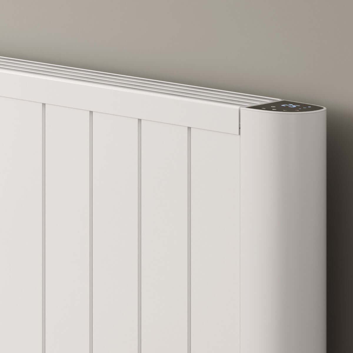 Reina Serre Aluminium Wall Mounted Heated Towel Rail Radiator White