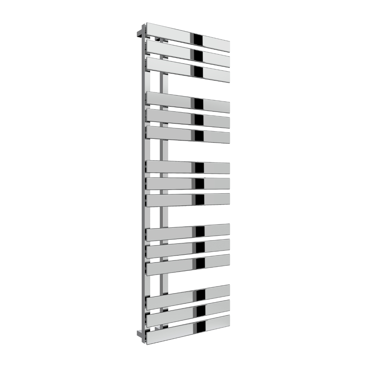 Reina Sesia Mild Steel Wall Mounted Heated Towel Rail Radiator Chrome