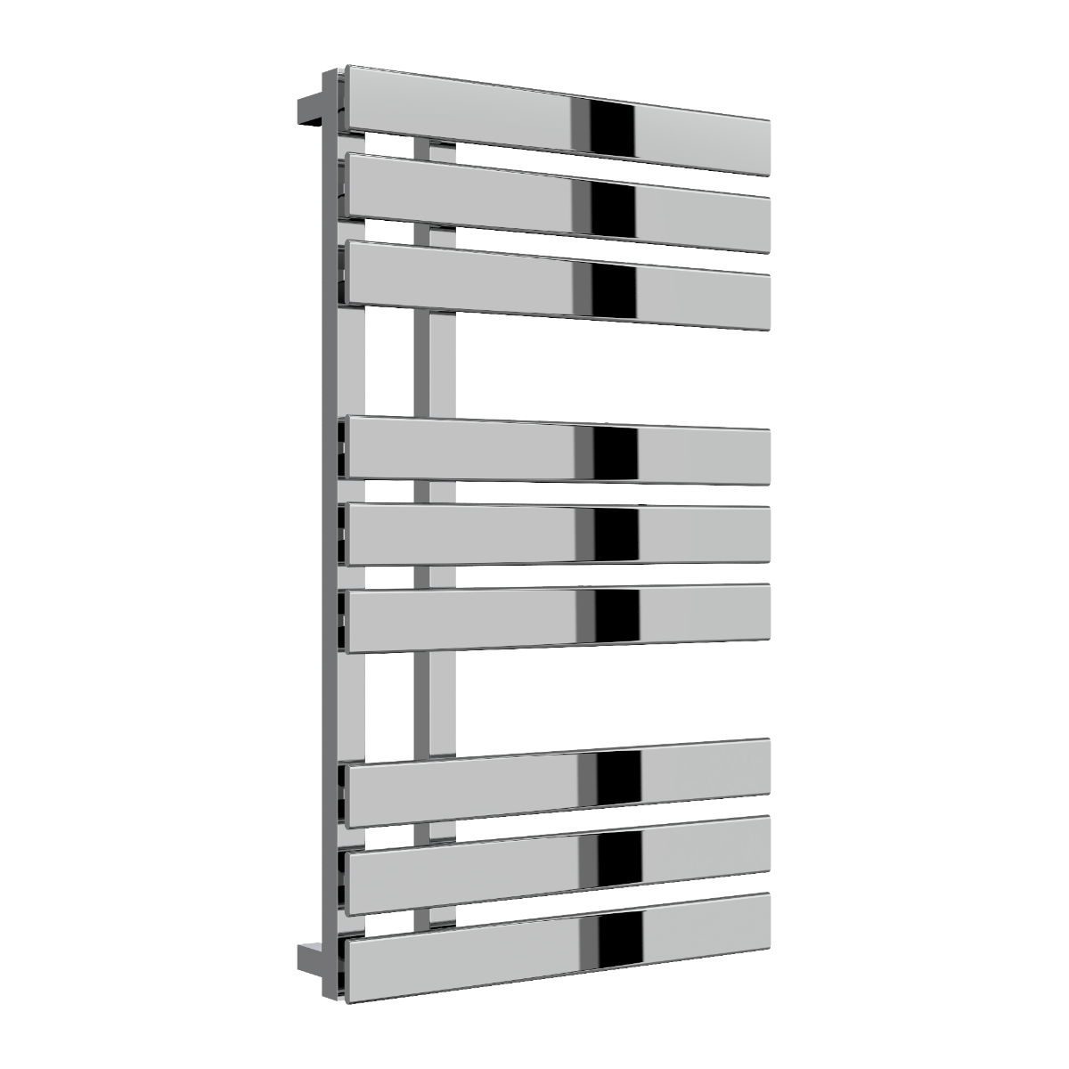 Reina Sesia Mild Steel Wall Mounted Heated Towel Rail Radiator Chrome