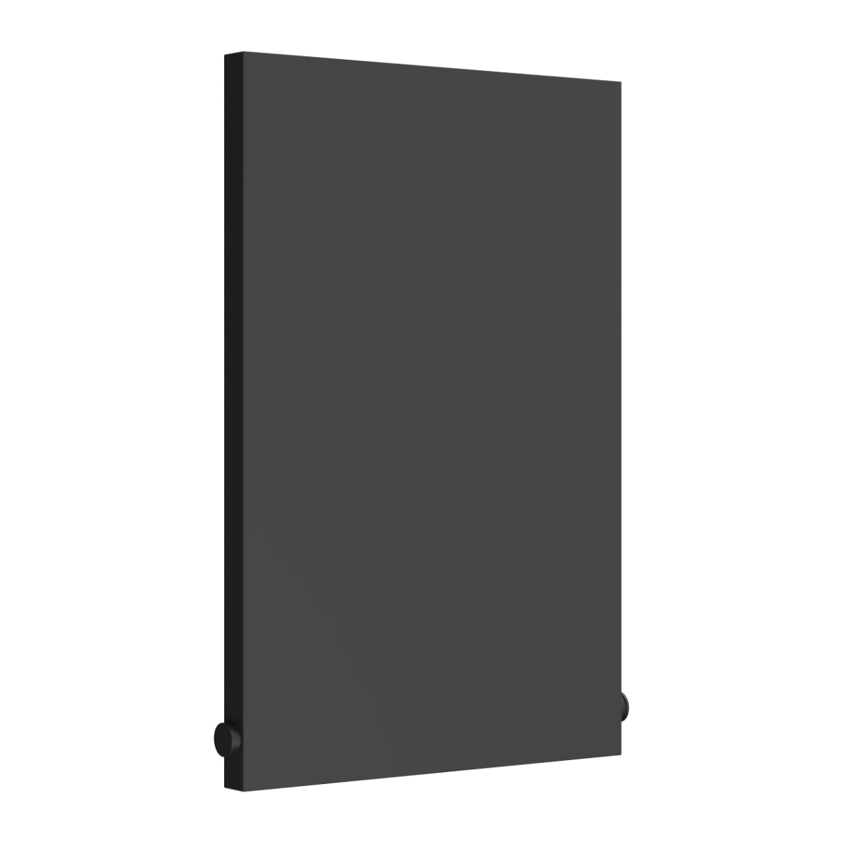 Reina Slimline Horizontal Mild Steel Wall Mounted Heated Towel Rail Radiator Anthracite