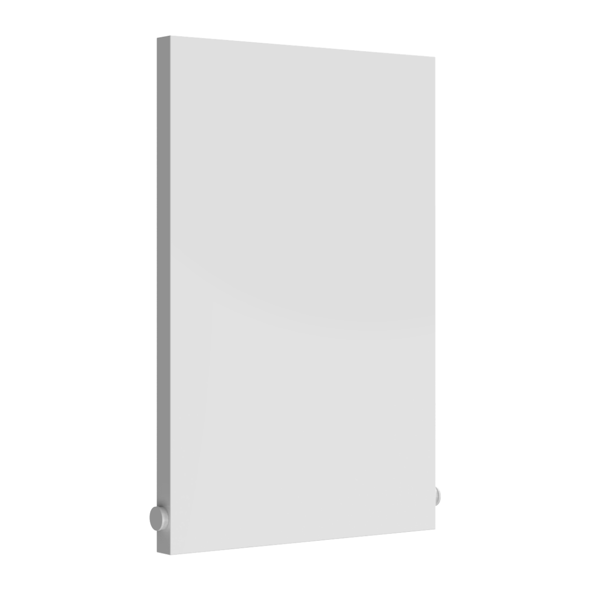 Reina Slimline Horizontal Mild Steel Wall Mounted Heated Towel Rail Radiator White