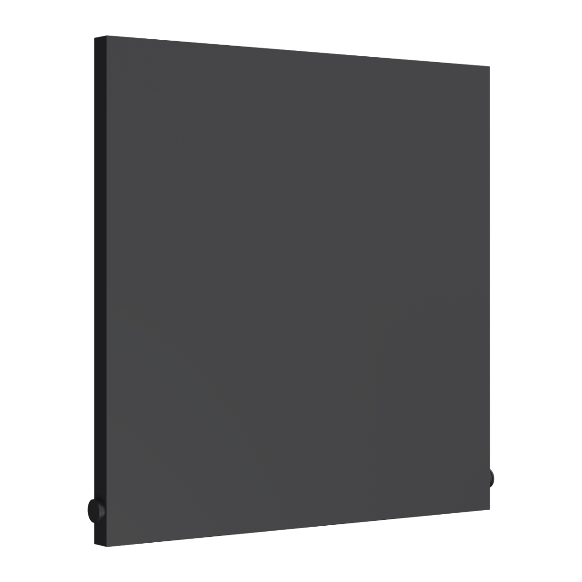 Reina Slimline Horizontal Mild Steel Wall Mounted Heated Towel Rail Radiator Anthracite