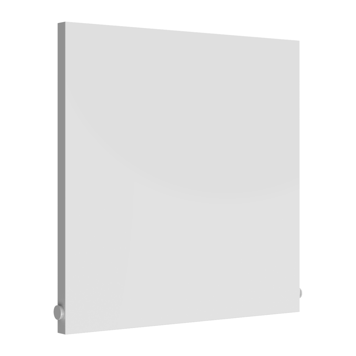 Reina Slimline Horizontal Mild Steel Wall Mounted Heated Towel Rail Radiator White