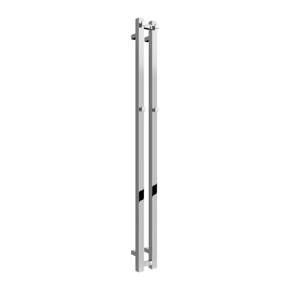 Reina Todi Mild Steel Wall Mounted Heated Towel Rail Radiator Chrome