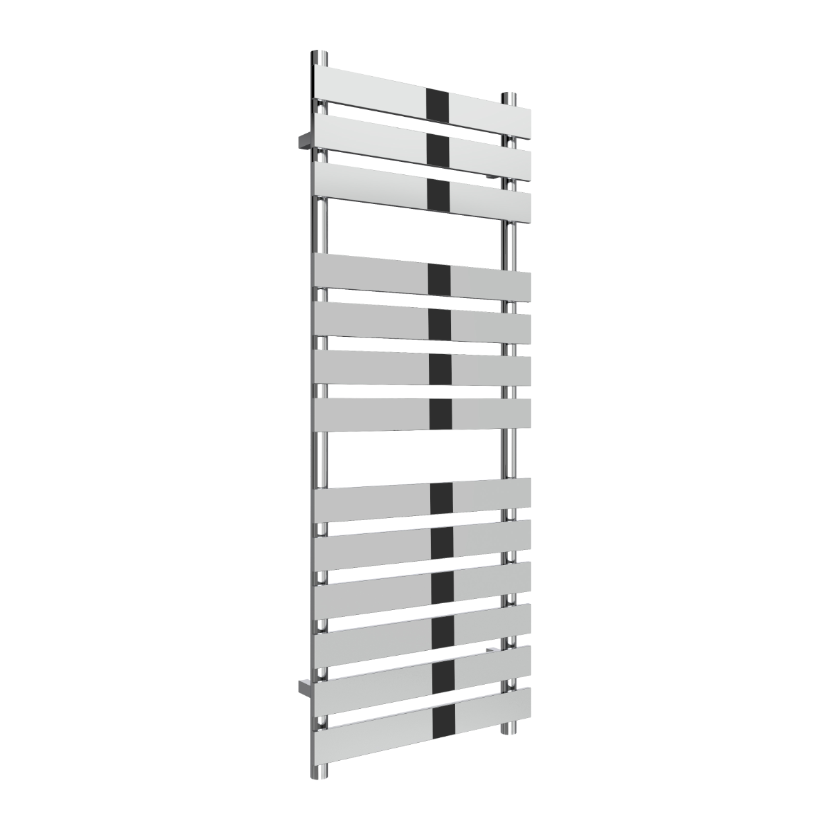 Reina Trento Mild Steel Wall Mounted Heated Towel Rail Radiator Chrome