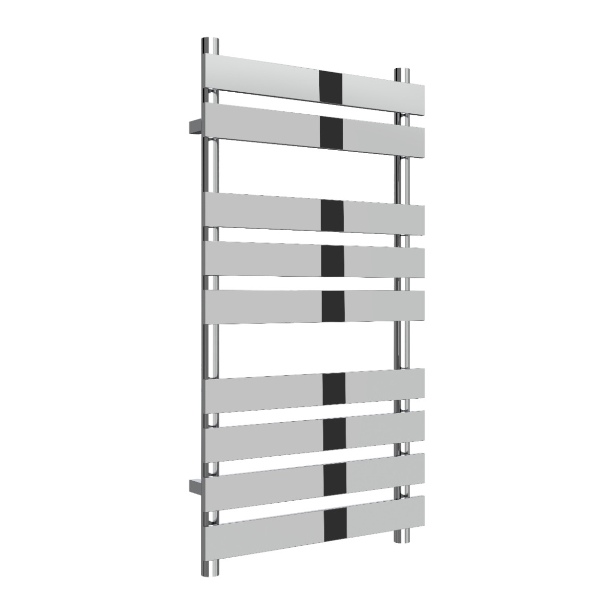 Reina Trento Mild Steel Wall Mounted Heated Towel Rail Radiator Chrome