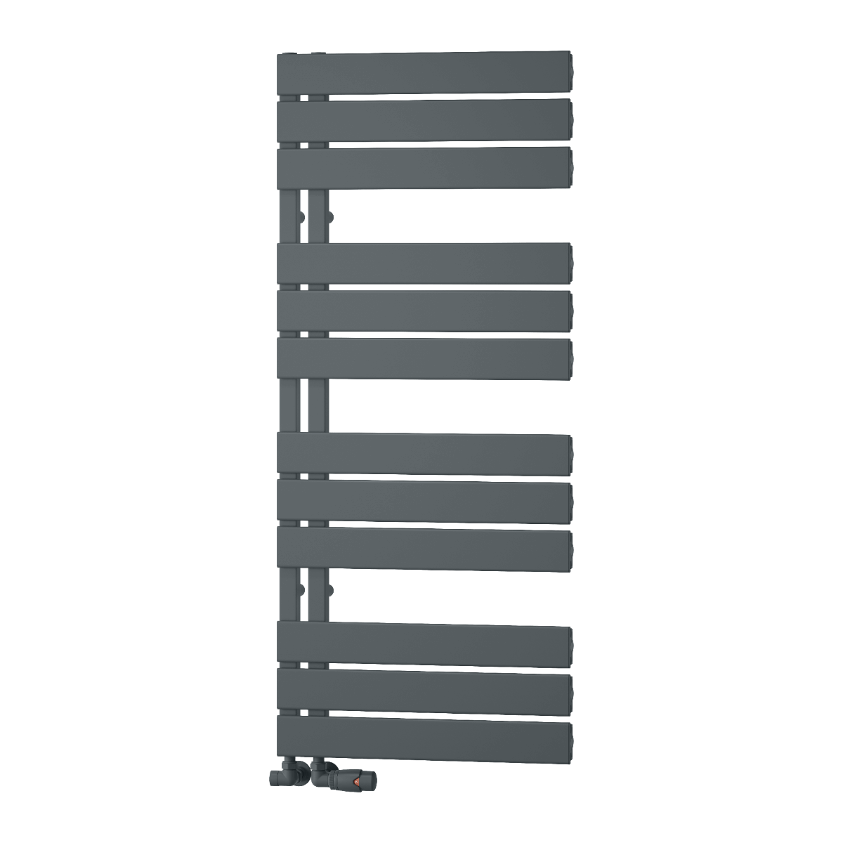 Reina Vada Aluminium Wall Mounted Heated Towel Rail Radiator Anthracite