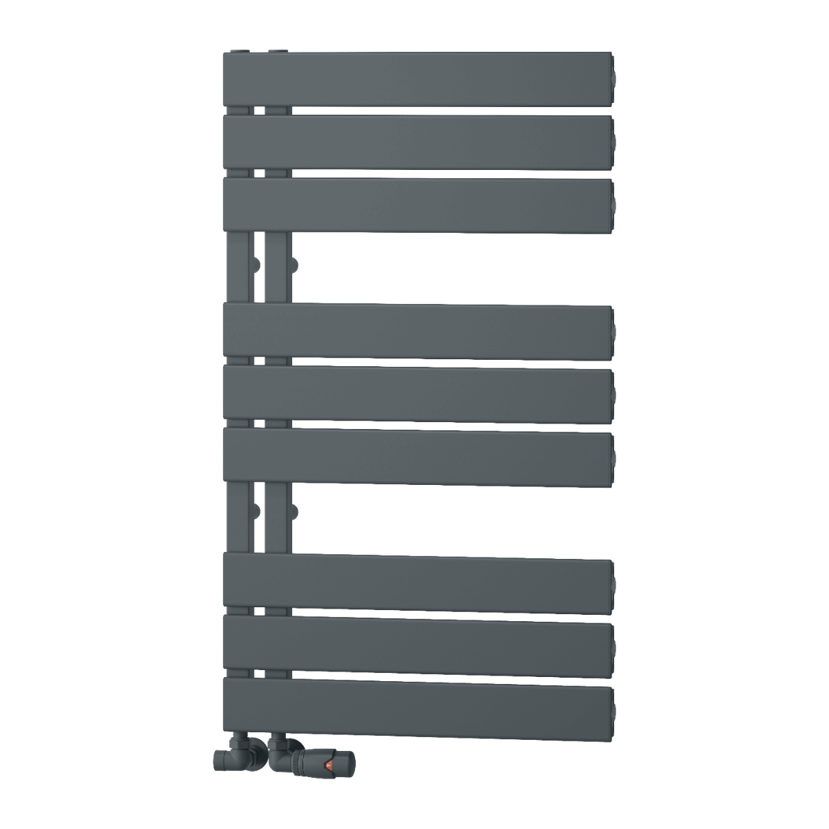 Reina Vada Aluminium Wall Mounted Heated Towel Rail Radiator Anthracite