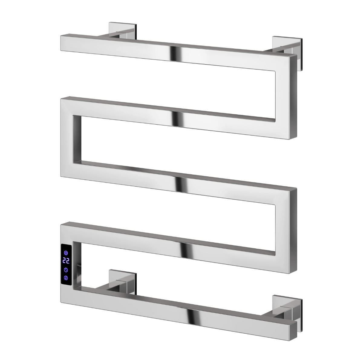 Reina Vispa Stainless Steel 1500x400 Wall Mounted Heated Towel Rail Radiator
