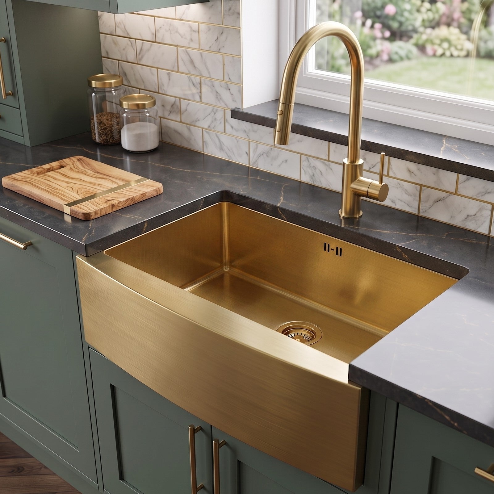 Astini Belfast 800 1.0 Bowl Curved Brushed Stainless Steel Kitchen Sink & Waste